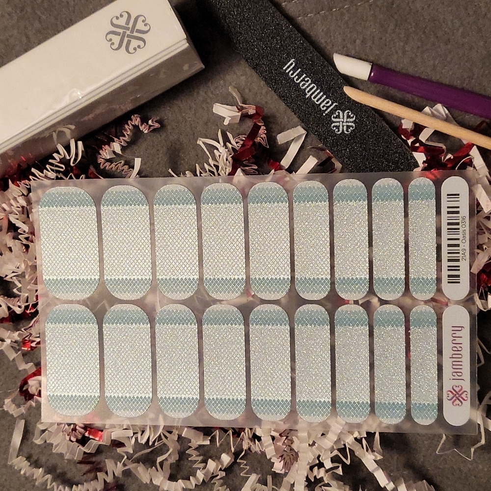 🌺Oasis 🌺Jamberry Nail Wrap NWOT